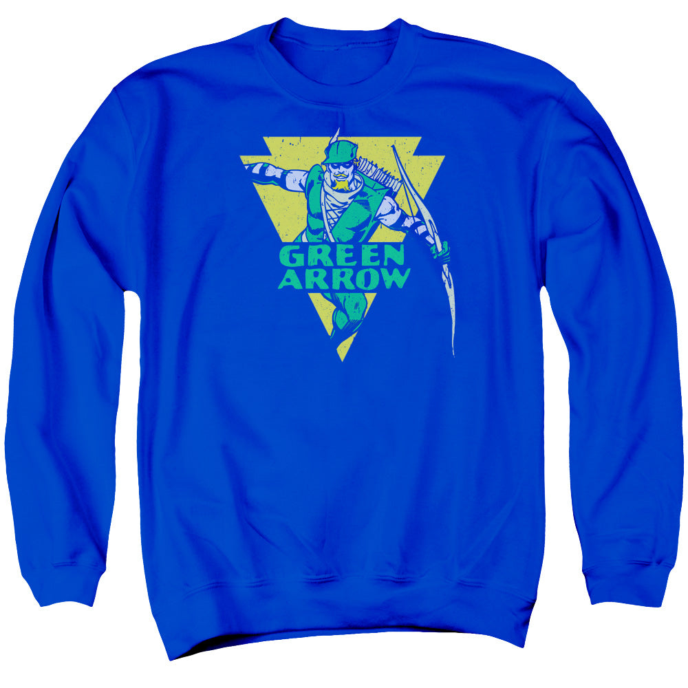 Dc Distressed Arrow Mens Crewneck Sweatshirt Royal