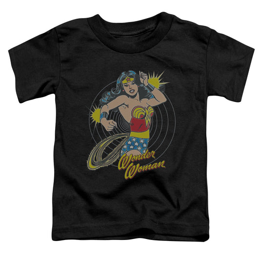 DC Comics Spinning Toddler Kids Youth T Shirt Black Officially Licensed