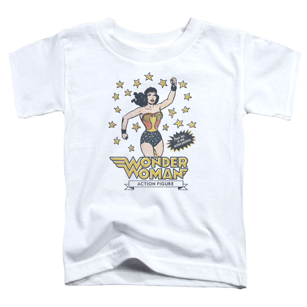 DC Comics Action Figure Toddler Kids Youth T Shirt White Officially Licensed