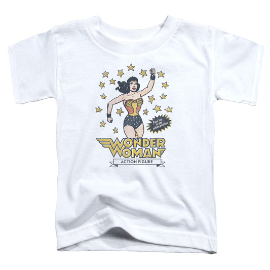 DC Comics Action Figure Toddler Kids Youth T Shirt White Officially Licensed