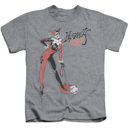 DC Comics Harley Hammer Juvenile Kids Youth T Shirt Athletic Heather Officially Licensed