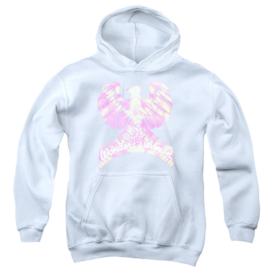 DC Comics Wonder Bird Kids Youth Hoodie White Officially Licensed