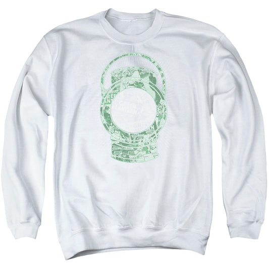 DC Comics Lantern Cover Mens Crewneck Sweatshirt White Officially Licensed