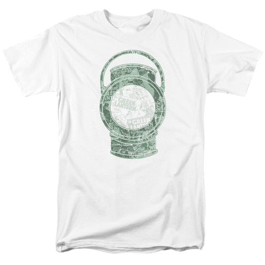 DC Comics Lantern Cover Mens T Shirt White Officially Licensed