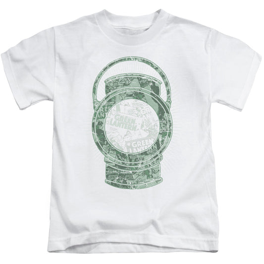DC Comics Lantern Cover Juvenile Kids Youth T Shirt White Officially Licensed