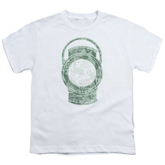 DC Comics Lantern Cover Kids Youth T Shirt White Officially Licensed