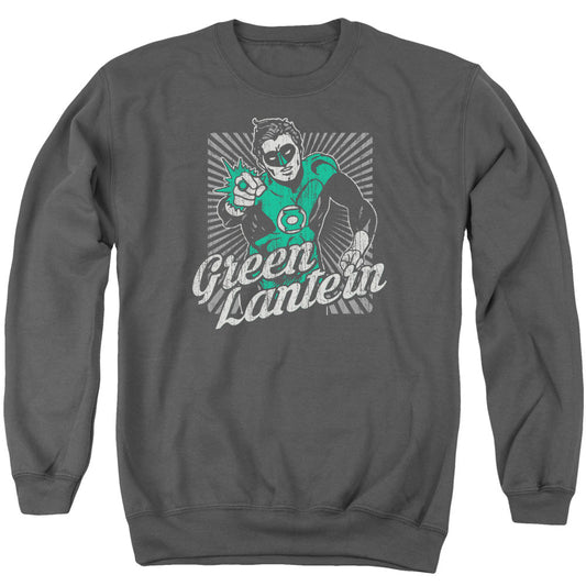 Dc Ring Rays Mens Crewneck Sweatshirt Charcoal
