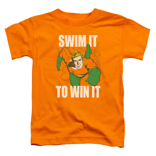 DC Comics Swim It Toddler Kids Youth T Shirt Orange Officially Licensed