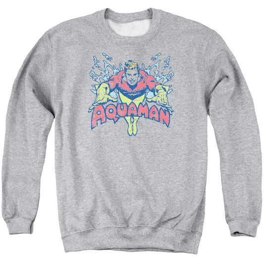 Dc Splish Splash Mens Crewneck Sweatshirt Athletic Heather Officially Licensed