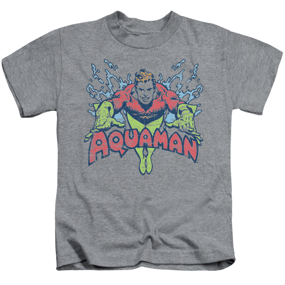DC Comics Splish Splash Juvenile Kids Youth T Shirt Athletic Heather Officially Licensed
