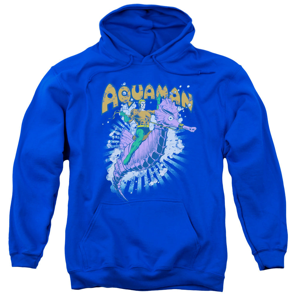 DC Comics Ride Free Mens Hoodie Royal Blue Officially Licensed