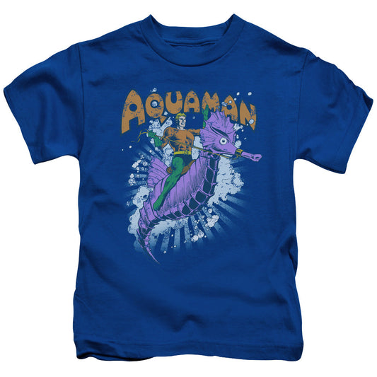 DC Comics Ride Free Juvenile Kids Youth T Shirt Royal Blue Officially Licensed