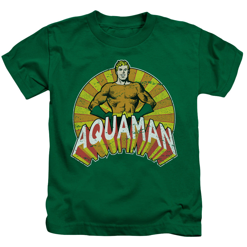 DC Comics Arms Akimbo Juvenile Kids Youth T Shirt Kelly Green Officially Licensed