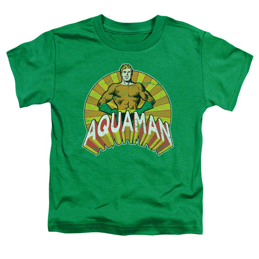 DC Comics Arms Akimbo Toddler Kids Youth T Shirt Kelly Green Officially Licensed