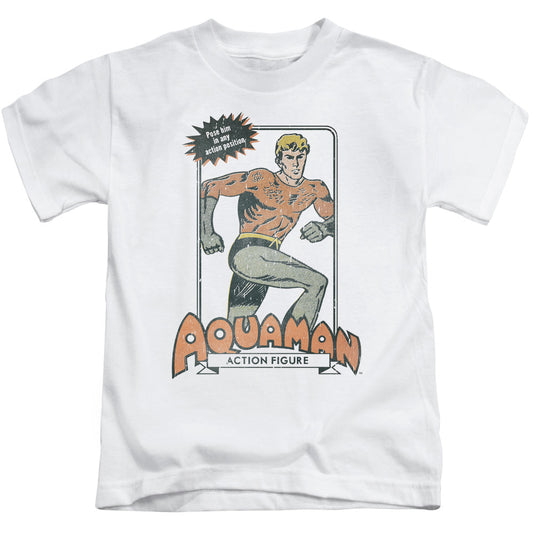 DC Comics Am Action Figure Juvenile Kids Youth T Shirt White Officially Licensed