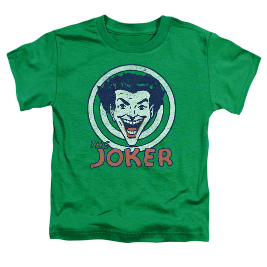DC Comics Joke Target Toddler Kids Youth T Shirt Kelly Green Officially Licensed