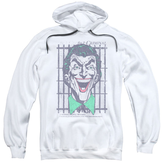 DC Comics Criminal Mens Hoodie White Officially Licensed