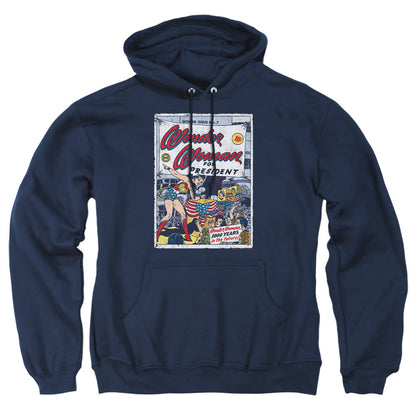 Dc Ww For President Mens Hoodie Navy Officially Licensed