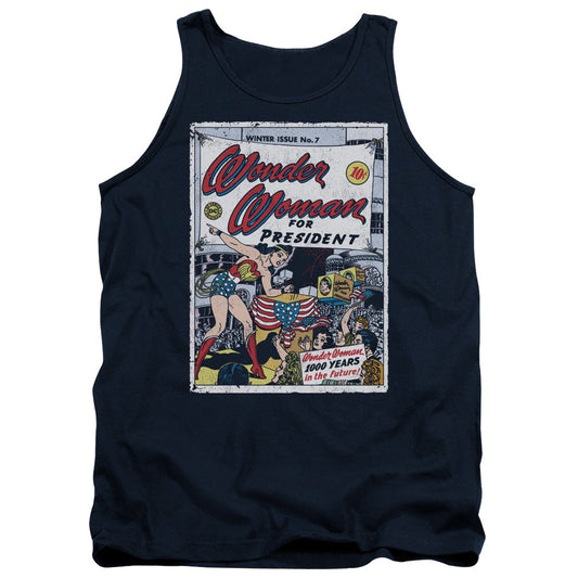Dc Ww For President Mens Tank Top Shirt Navy Officially Licensed