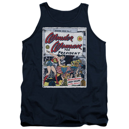 Dc Ww For President Mens Tank Top Shirt Navy Officially Licensed