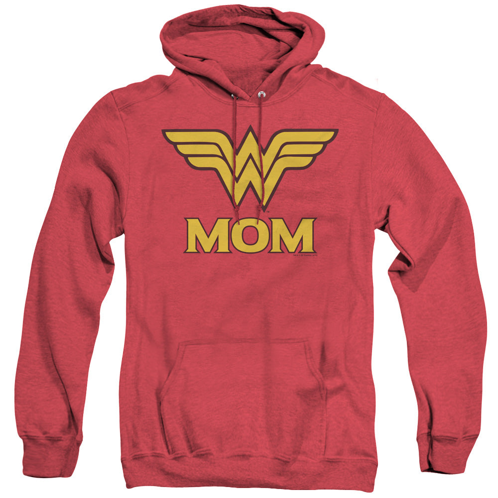 DC Comics Wonder Mom Heather Mens Hoodie Red Officially Licensed