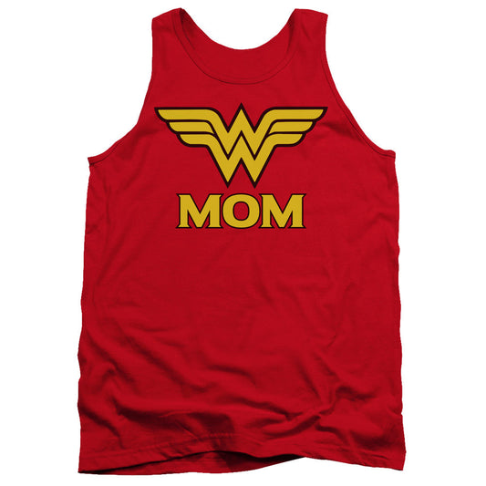 DC Comics Wonder Mom Mens Tank Top Shirt Red Officially Licensed