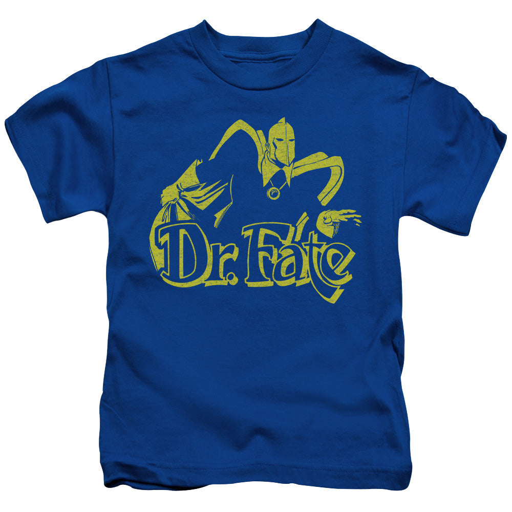 DC Comics One Color Fate Juvenile Kids Youth T Shirt Royal Blue Officially Licensed