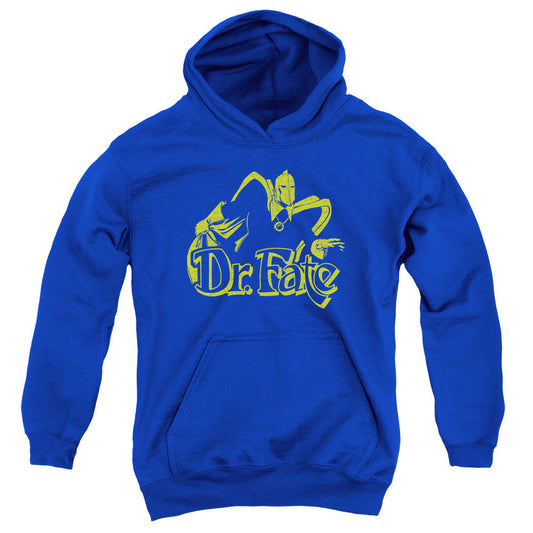 DC Comics One Color Fate Kids Youth Hoodie Royal Blue Officially Licensed
