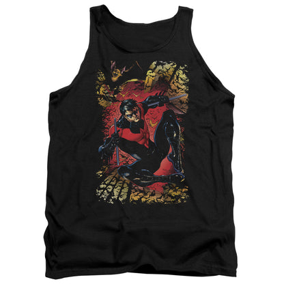 Justice League Nightwing #1 Mens Tank Top Shirt Black Officially Licensed
