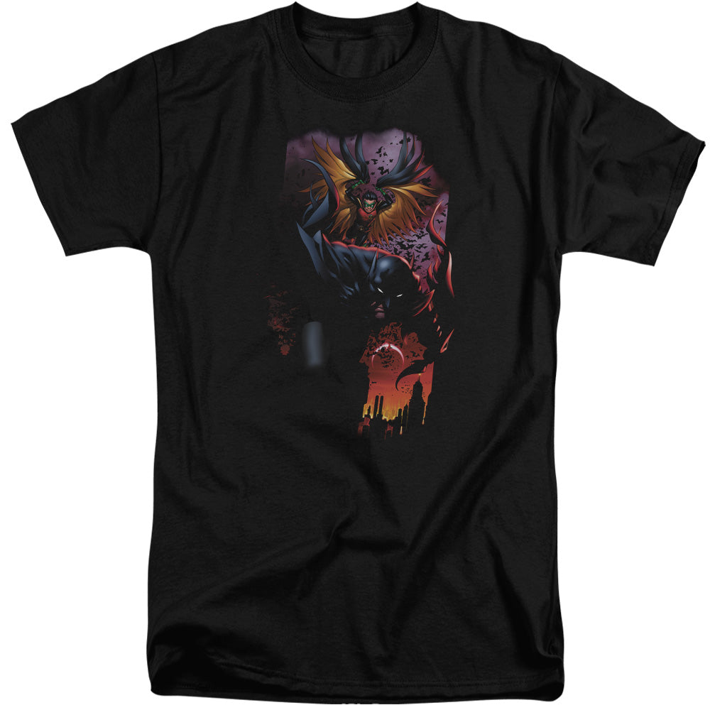 Batman Batman & Robin #1 Mens Tall T Shirt Black Officially Licensed