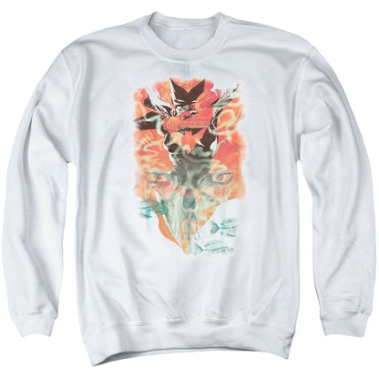 Batman Batwoman #1 Mens Crewneck Sweatshirt White