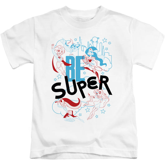 Dc Superhero Girls Be Super Juvenile Kids Youth T Shirt White Officially Licensed
