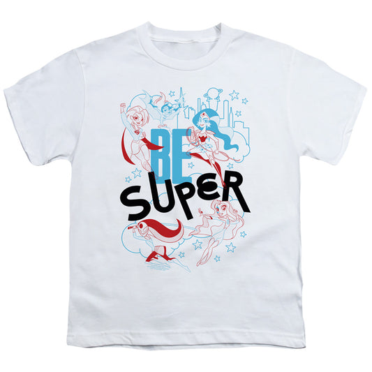 Dc Superhero Girls Be Super Kids Youth T Shirt White Officially Licensed