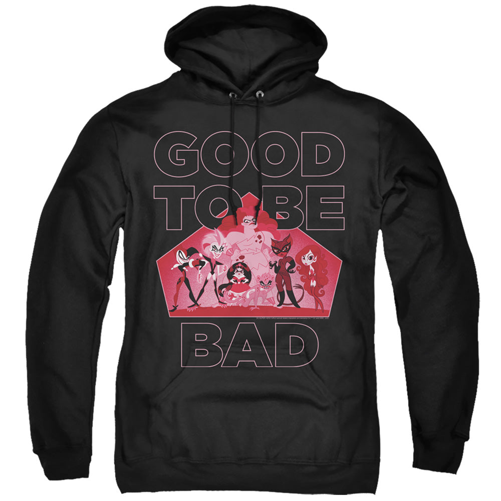 Dc Superhero Girls Good To Be Bad Mens Hoodie Black Officially Licensed