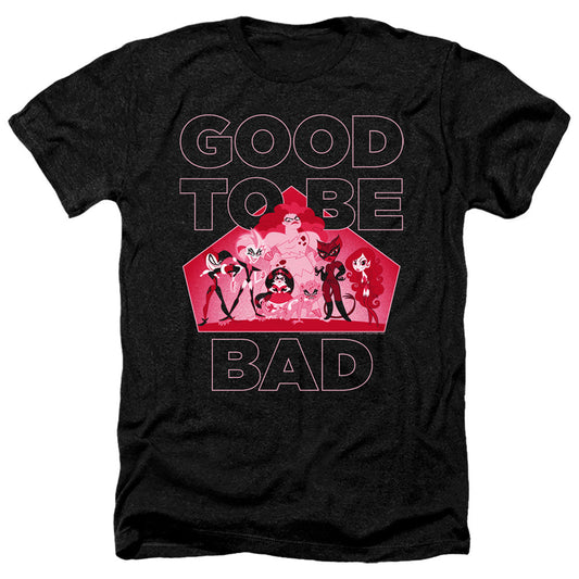 Dc Superhero Girls Good to Be Bad Heather Mens T Shirt Black Officially Licensed