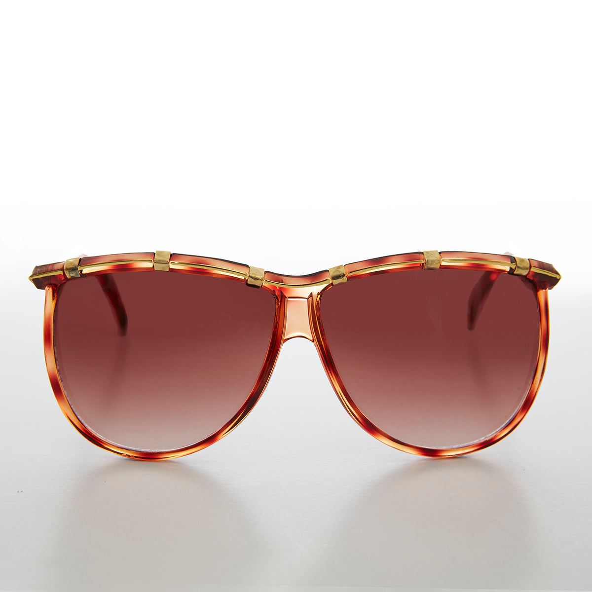 Gold Bling Women's 80s Vintage Sunglass - Debbie