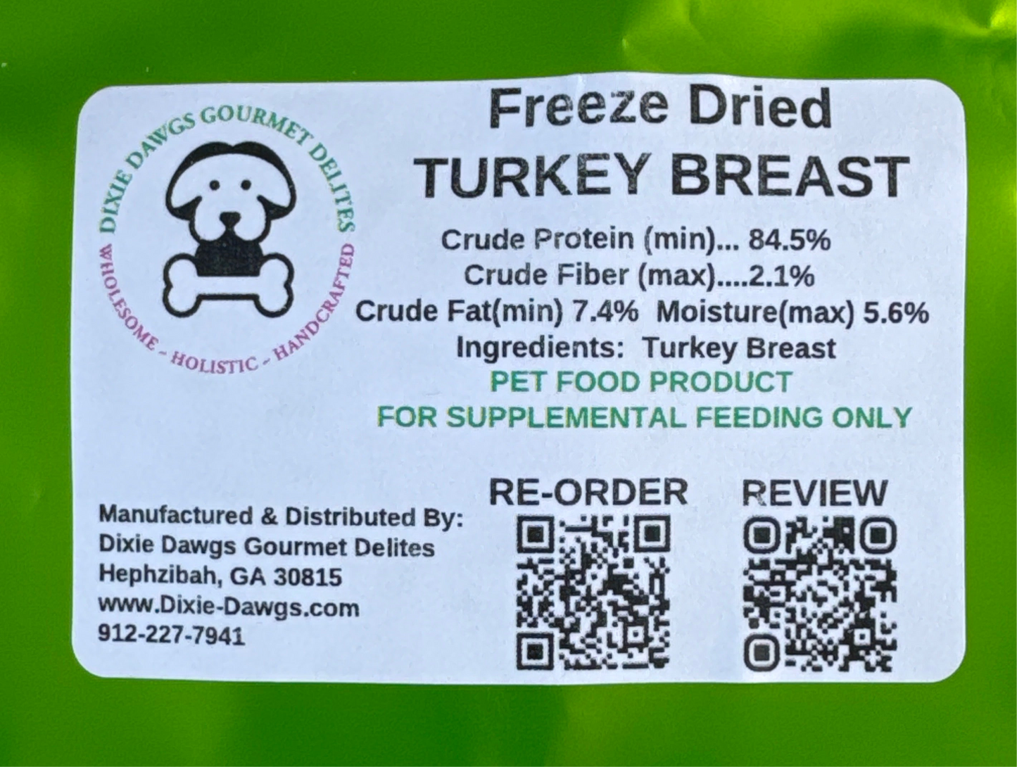 Turkey Breast - Freeze Dried