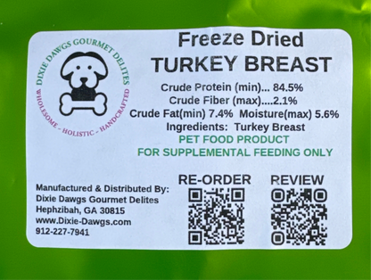 Turkey Breast - Freeze Dried