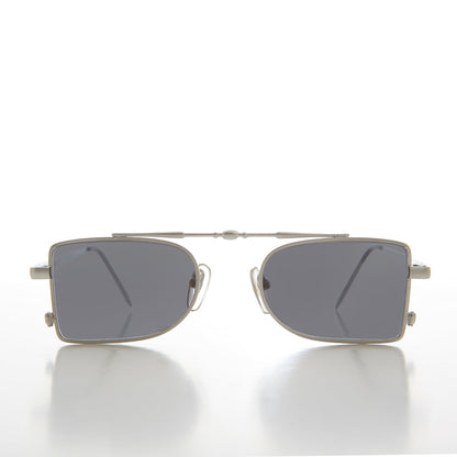 Futuristic Pilot Style Vintage 90s Sunglass - Delvin