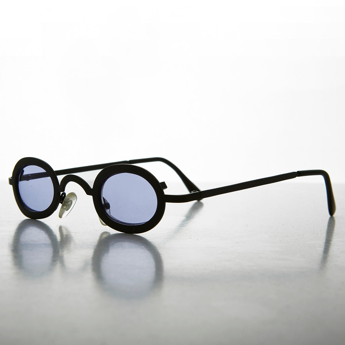 Micro Vintage Sunglasses with Tinted Lenses - Desert