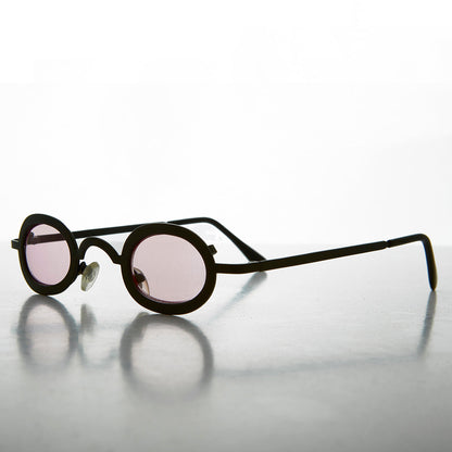 Micro Vintage Sunglasses with Tinted Lenses - Desert