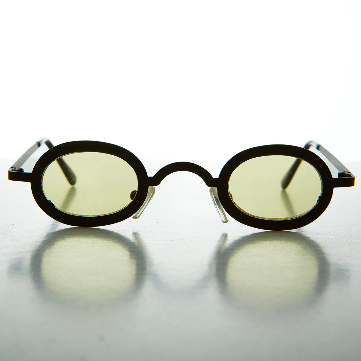 Micro Vintage Sunglasses with Tinted Lenses - Desert