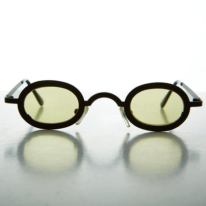 Micro Vintage Sunglasses with Tinted Lenses - Desert