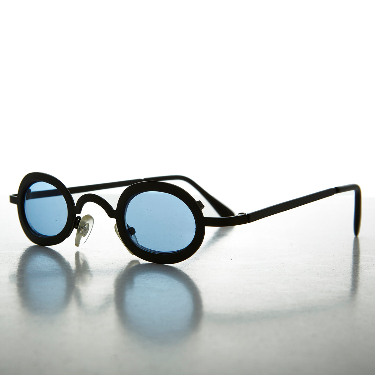 Micro Vintage Sunglasses with Tinted Lenses - Desert