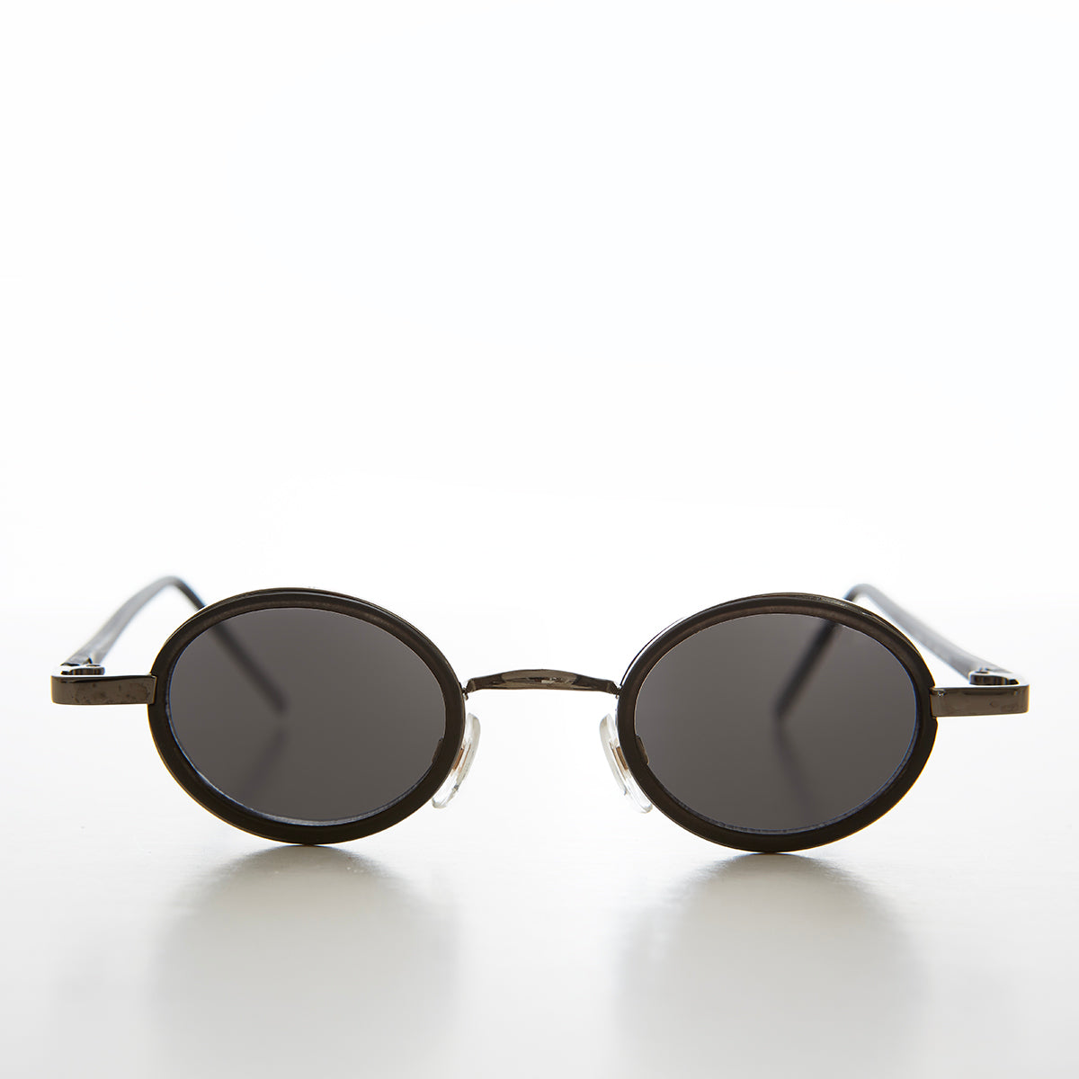 Tiny Oval Indie Futuristic Sunglasses - Weldon