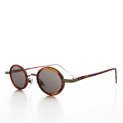 Tiny Oval Indie Futuristic Sunglasses - Weldon