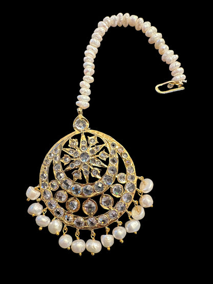 DJTK211 Isra tika in fresh water pearls ( READY TO SHIP )