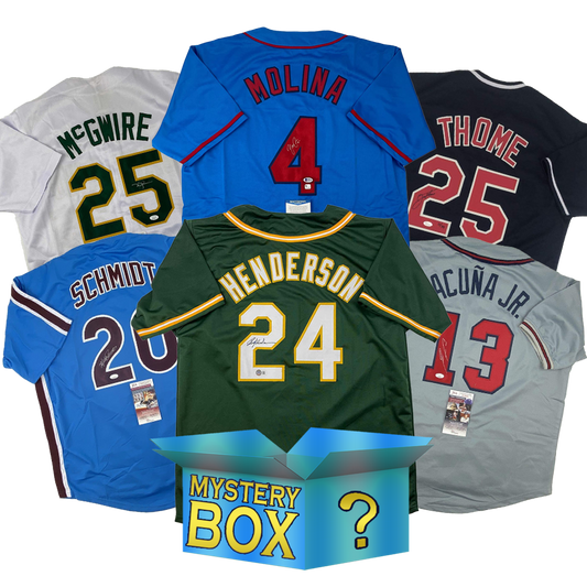 Autographed/Signed Baseball DIAMOND Series 2 Jersey Mystery Box with PSA JSA or Beckett COA