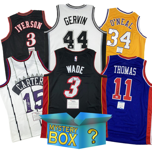 Autographed/Signed Basketball DIAMOND Series 2 Jersey Mystery Box with PSA JSA or Beckett COA