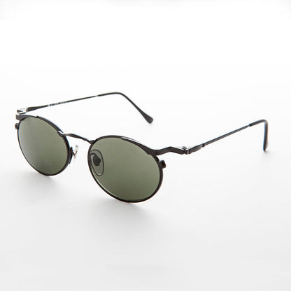 Oval Punk Grunge Steampunk Vintage Sunglass - Dieselgoth